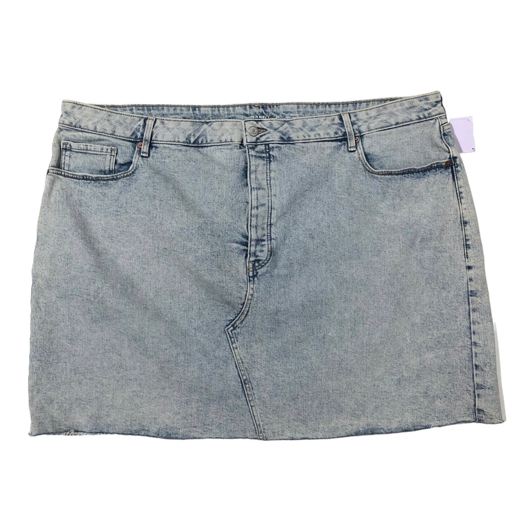 Blue Denim Skirt Mini & Short Old Navy, Size 26