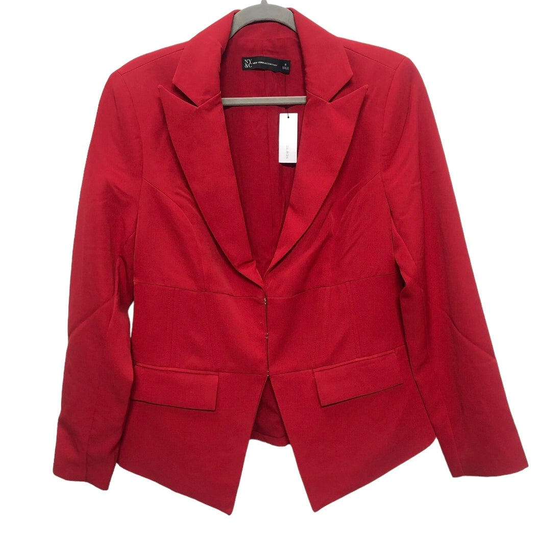 Red Blazer New York And Co, Size 8