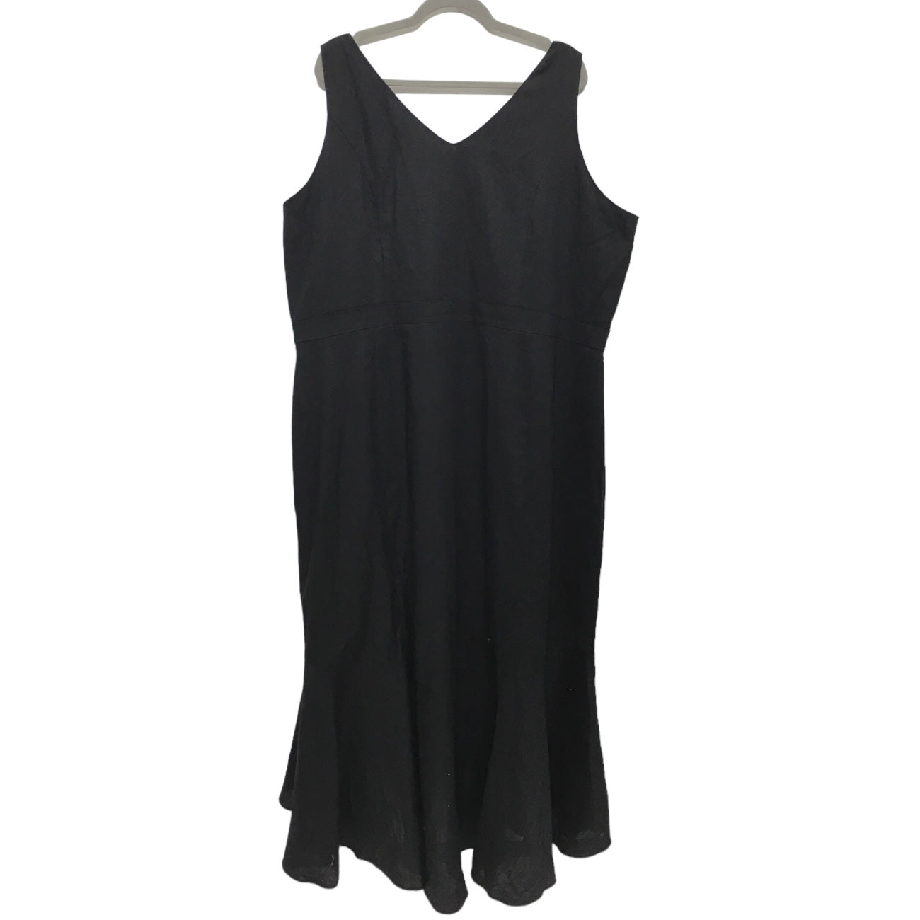 Black Dress Casual Maxi City Chic, Size 24