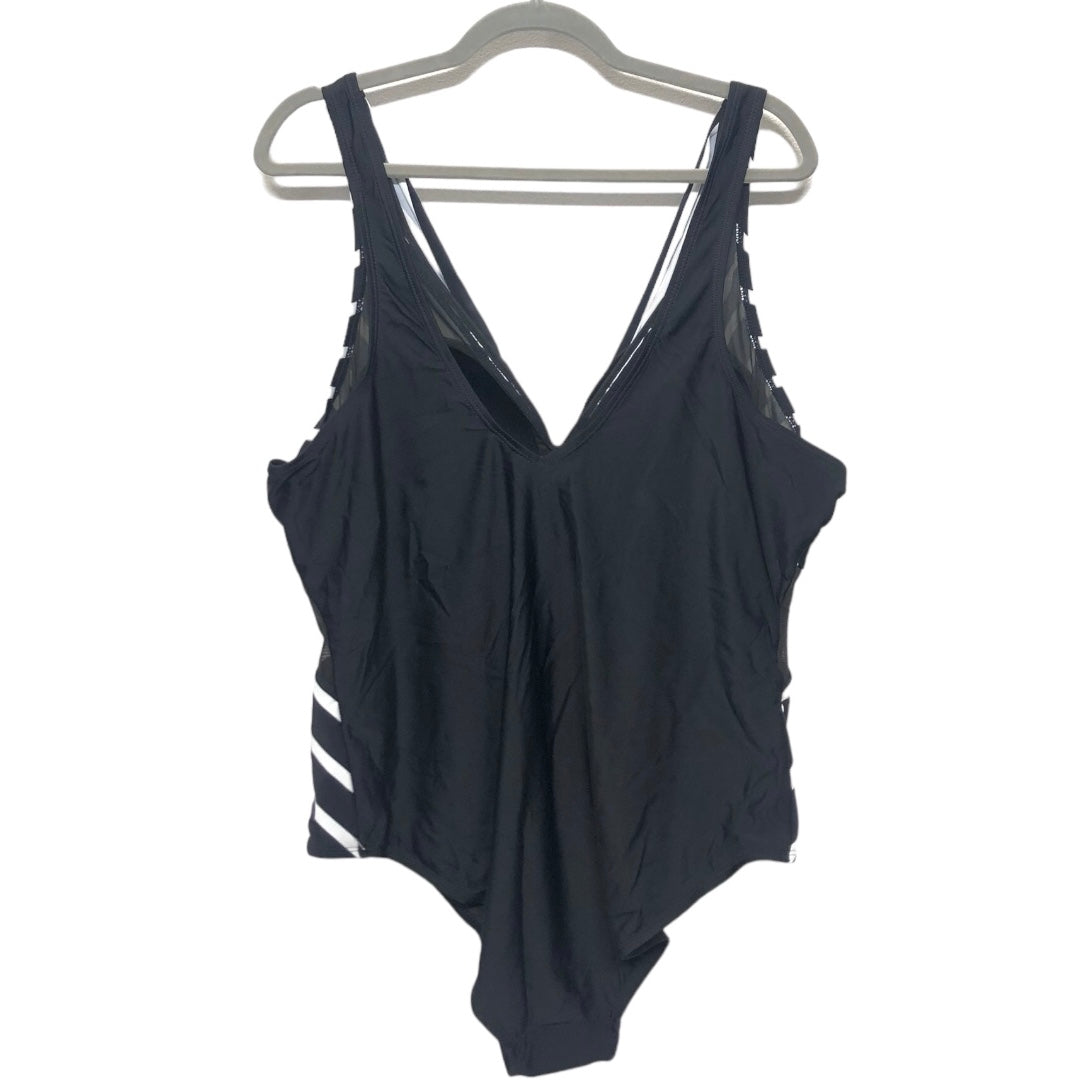 Black & White Swimsuit Clothes Mentor, Size 3x