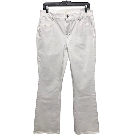 White Jeans Boot Cut White House Black Market, Size 8