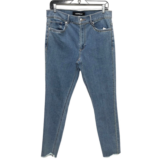 Blue Denim Jeans Jeggings Express, Size 10