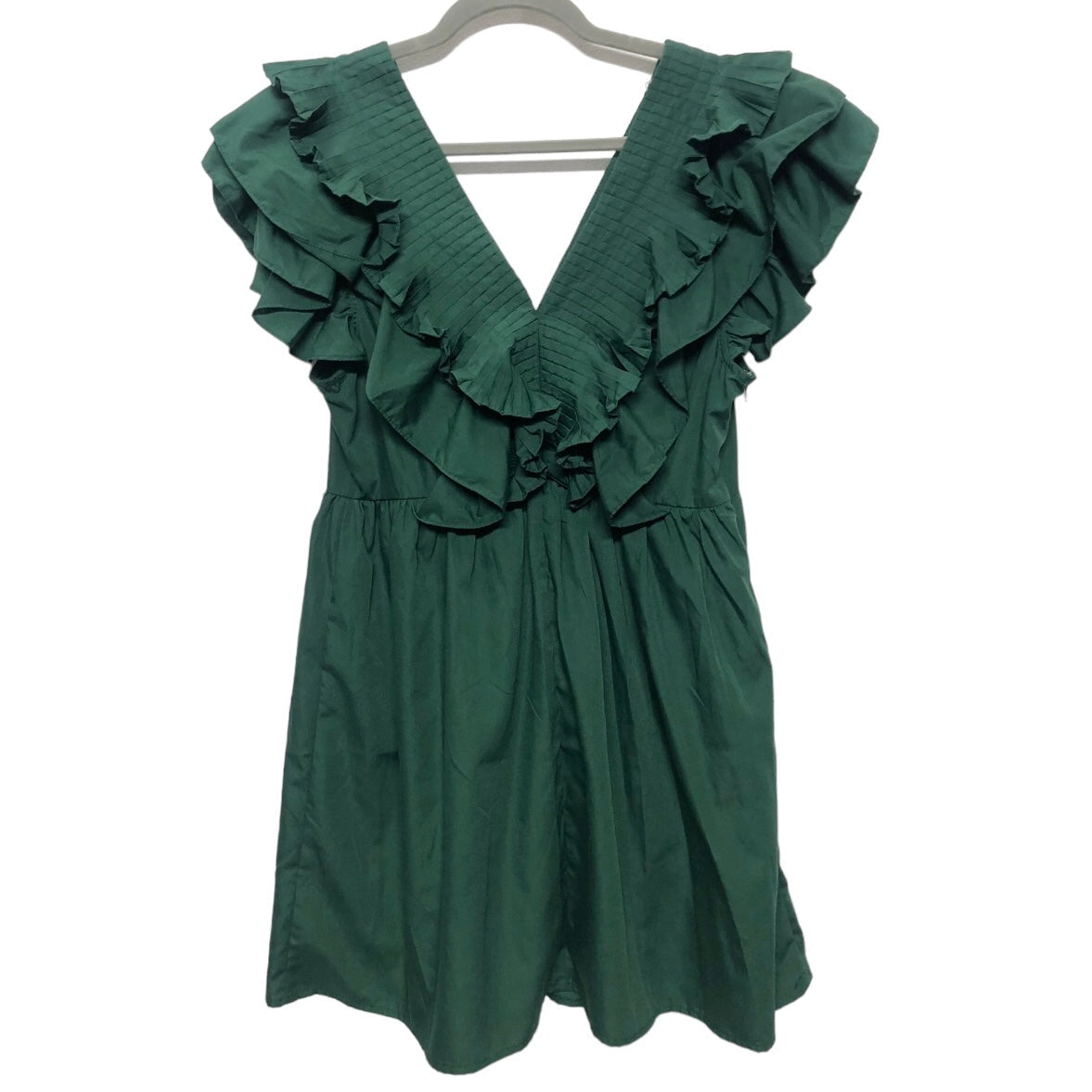 Green Dress Casual Short Entro, Size L