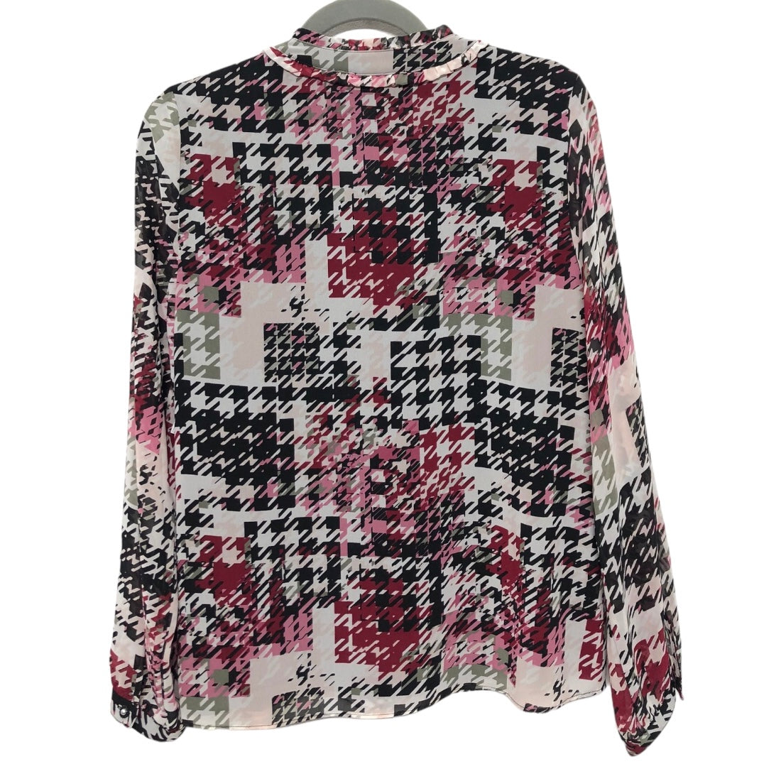 Multi-colored Blouse Long Sleeve Karl Lagerfeld, Size S