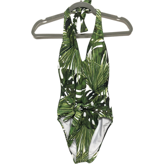 Green & White Swimsuit Antonio Melani, Size M