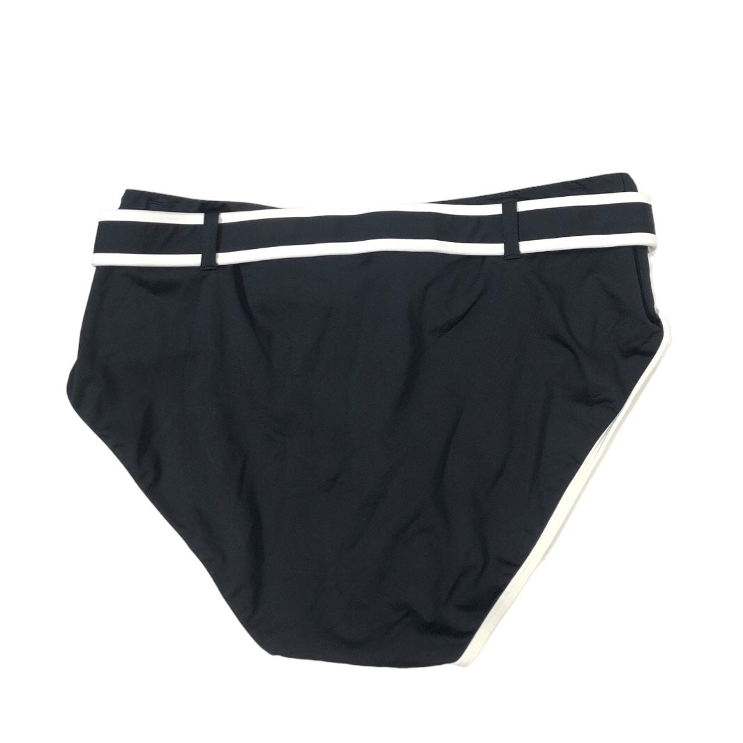 Black & White Swimsuit Bottom Kate Spade, Size L