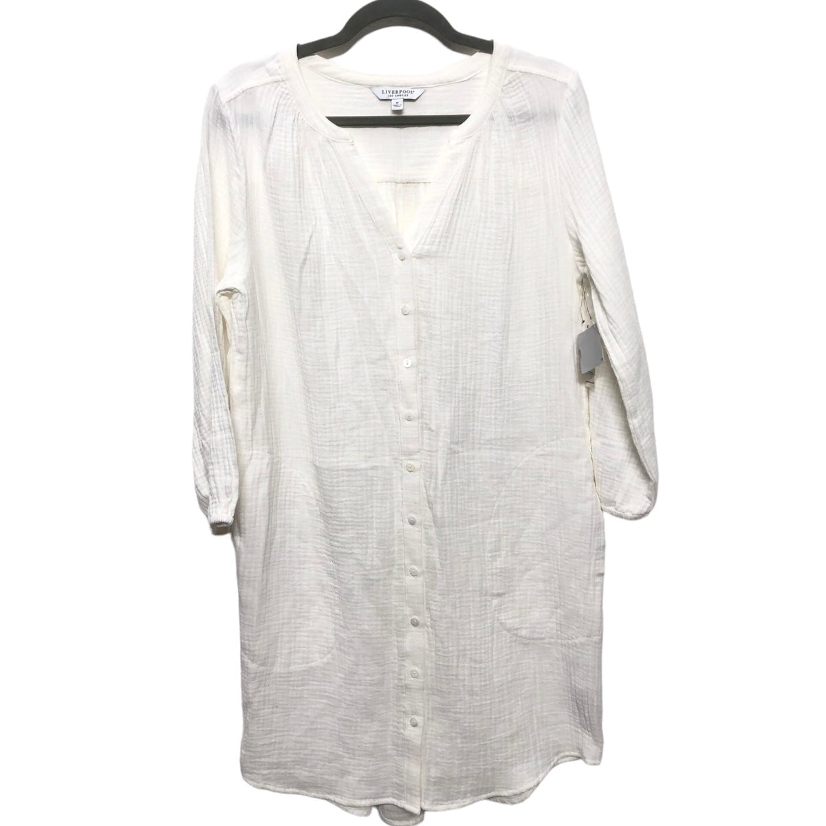 White Dress Casual Short Liverpool, Size M