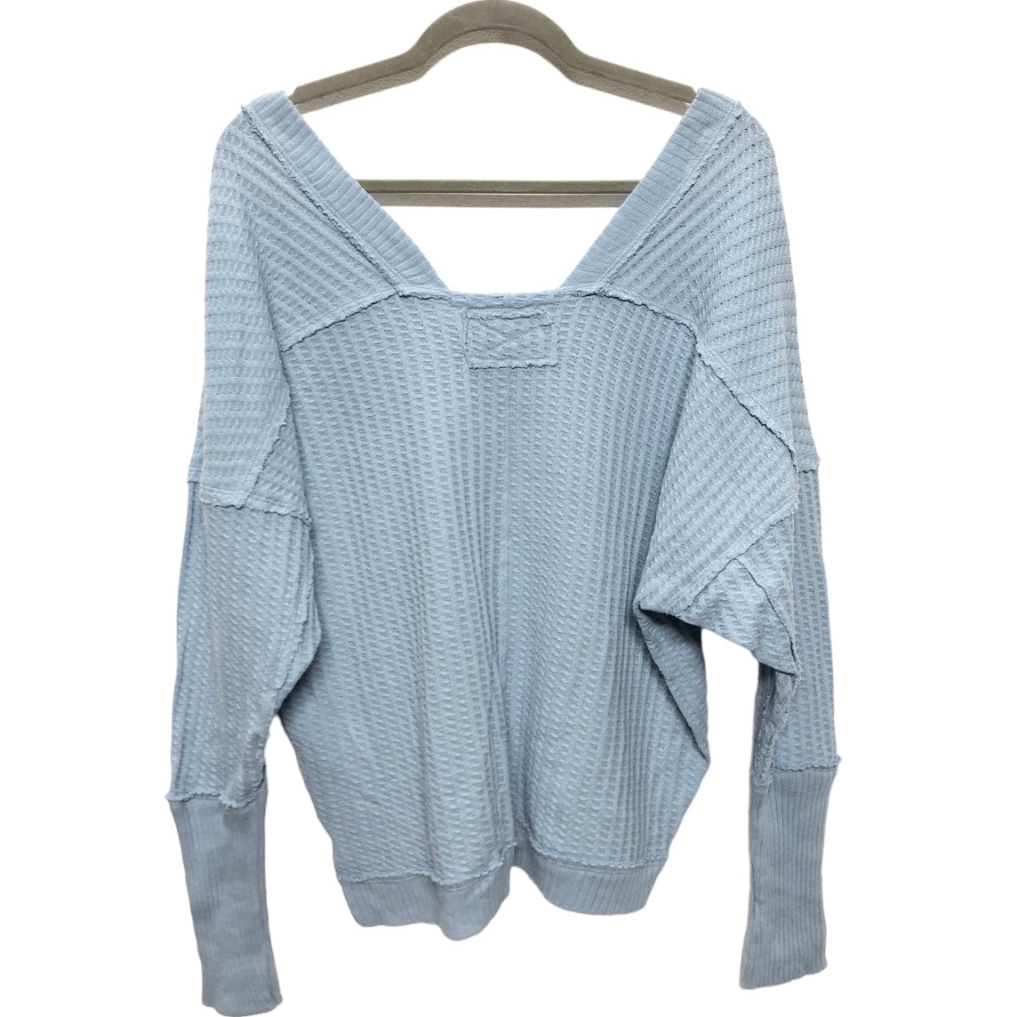 Blue Top Long Sleeve Free People, Size M