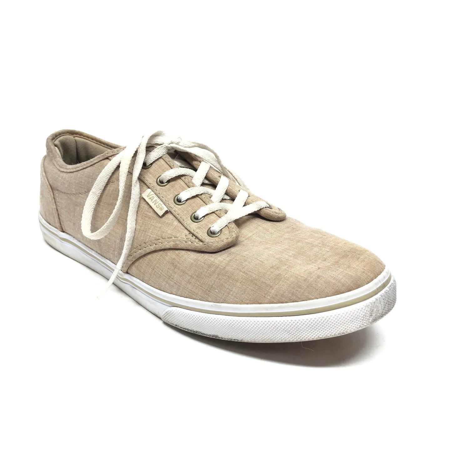 Beige Shoes Sneakers Vans, Size 9.5