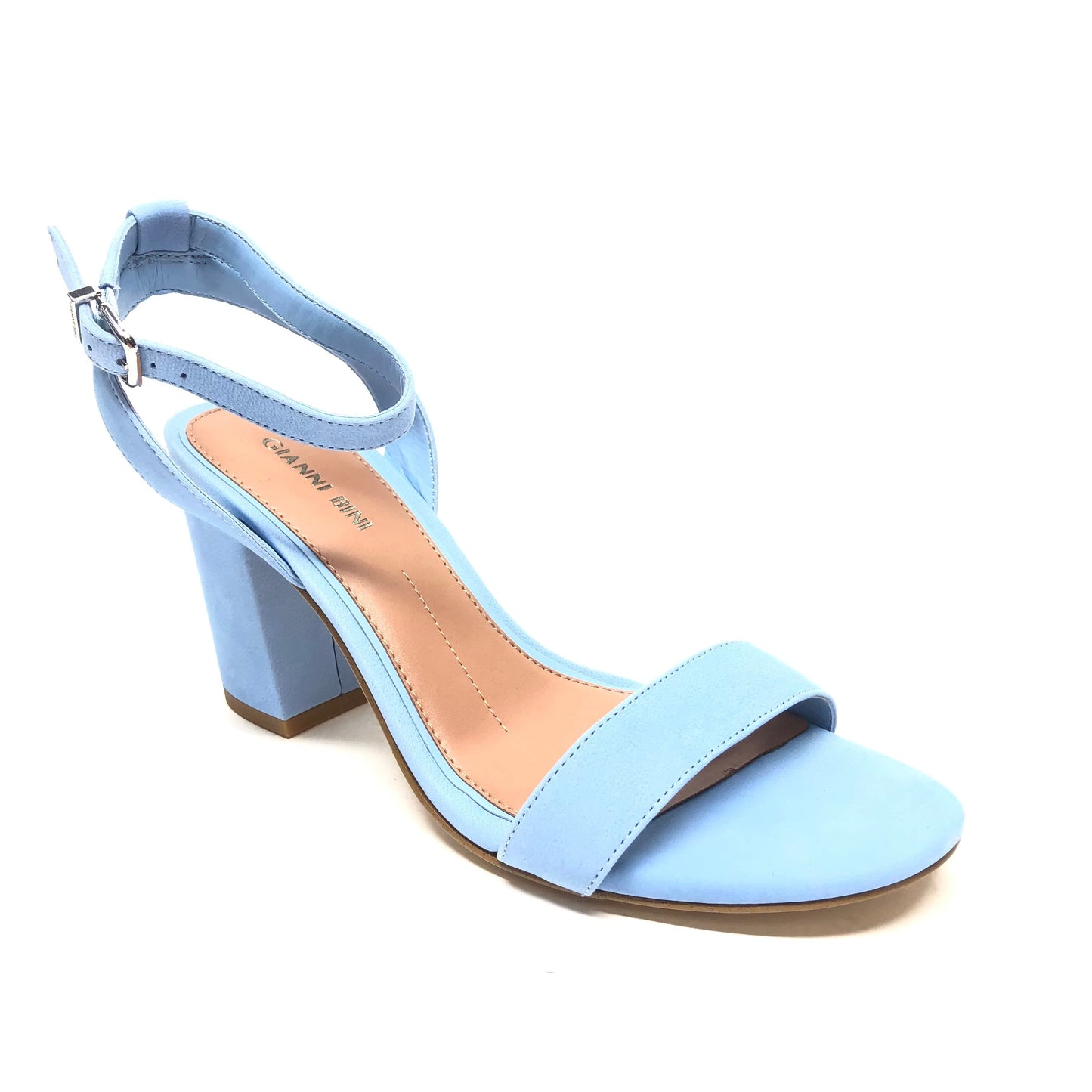 Blue Sandals Heels Block Gianni Bini, Size 8.5