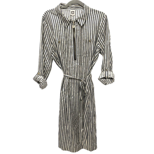 Grey & White Dress Casual Short Anne Klein, Size 14