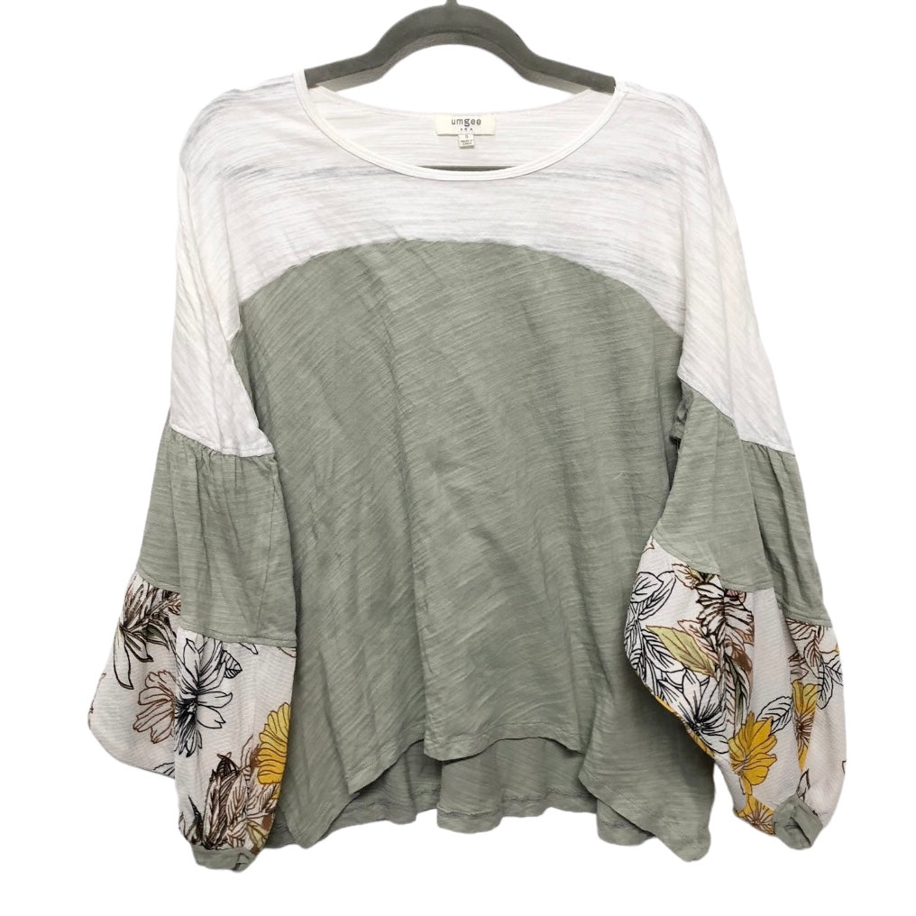 Multi-colored Blouse Long Sleeve Umgee, Size S