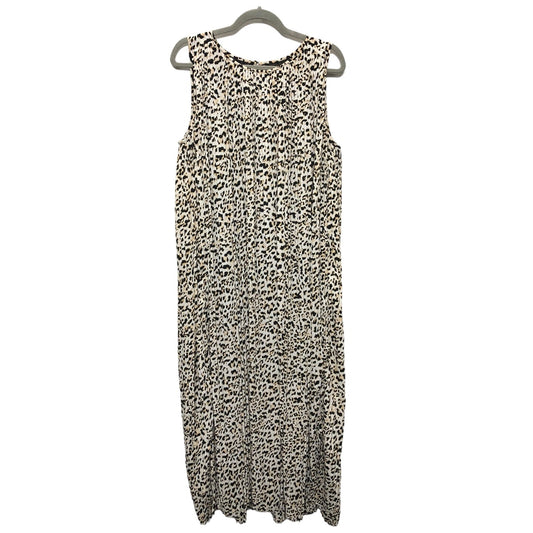 Dress Casual Maxi By Banana Republic In Animal Print, Size: L