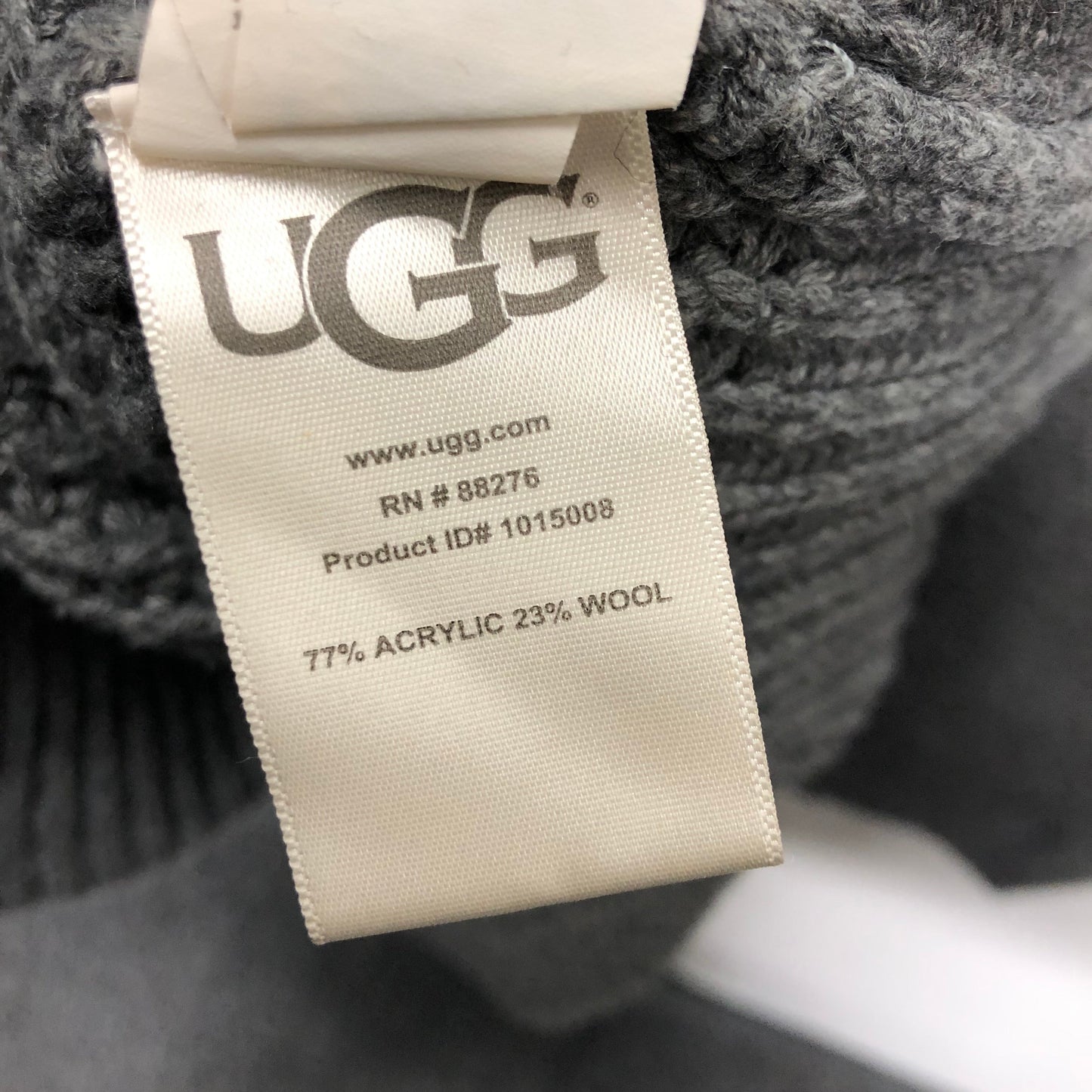 Sweater Cardigan By Ugg In Grey, Size: L