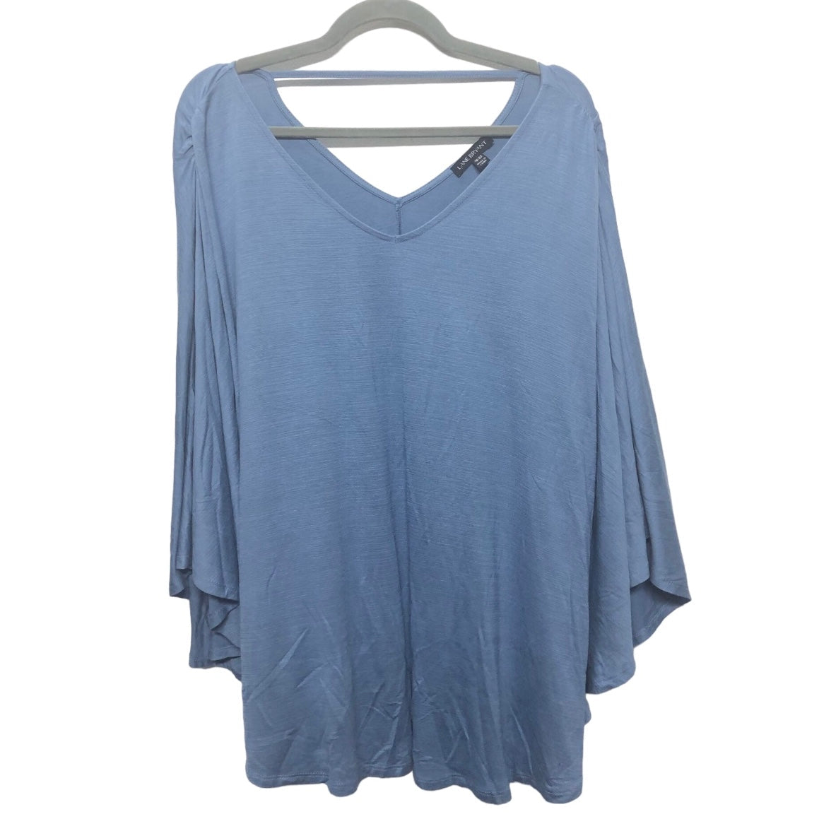 Top Short Sleeve By Lane Bryant In Blue, Size: 20