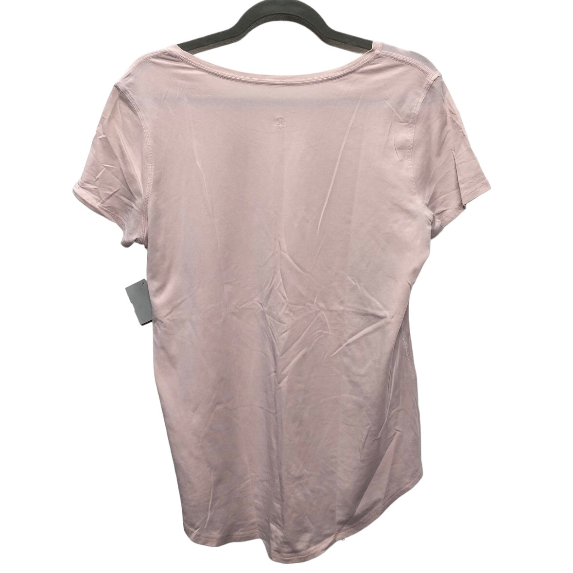 Athletic Top Short Sleeve By Lululemon In Pink, Size: M