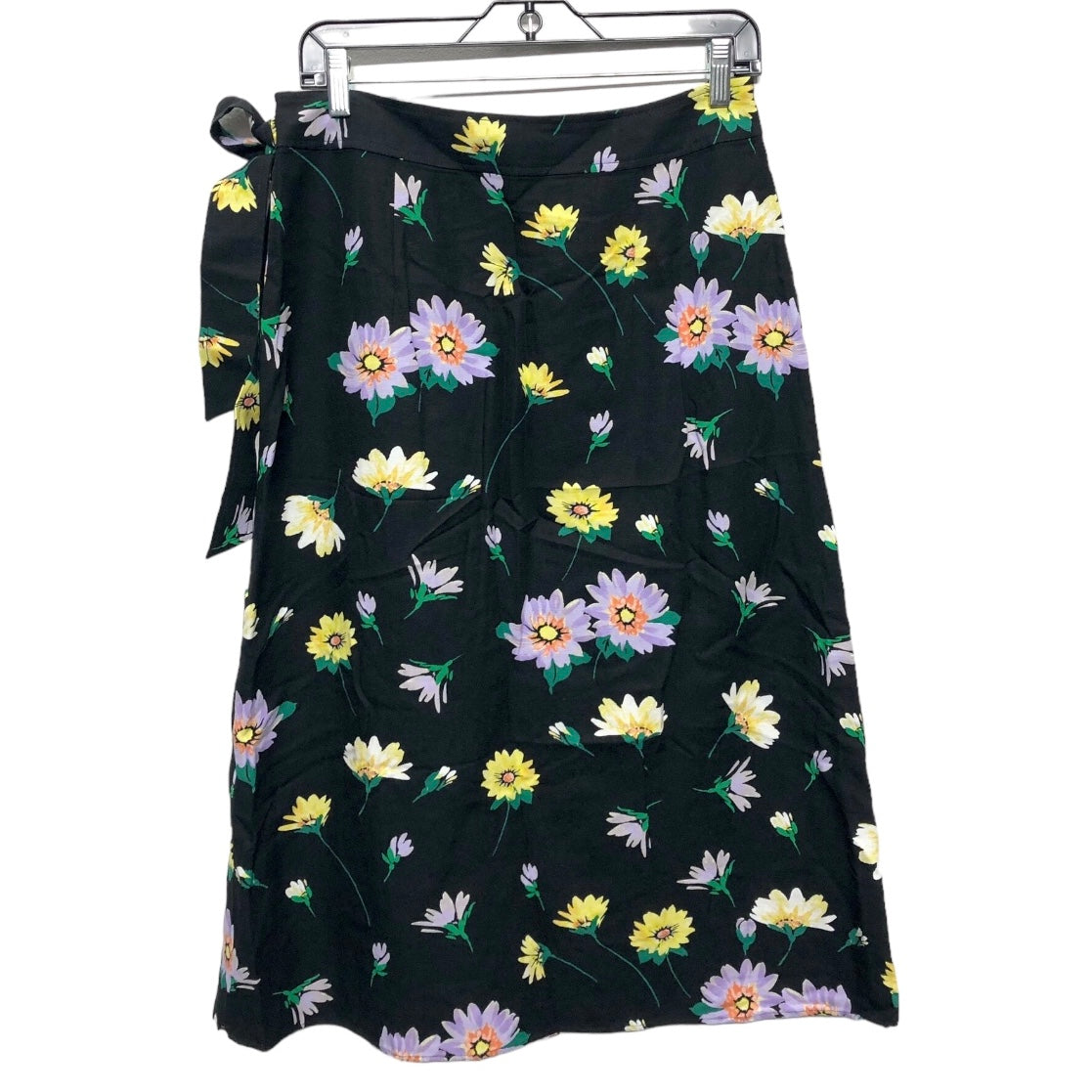 Skirt Midi By Loft In Floral Print, Size: 4