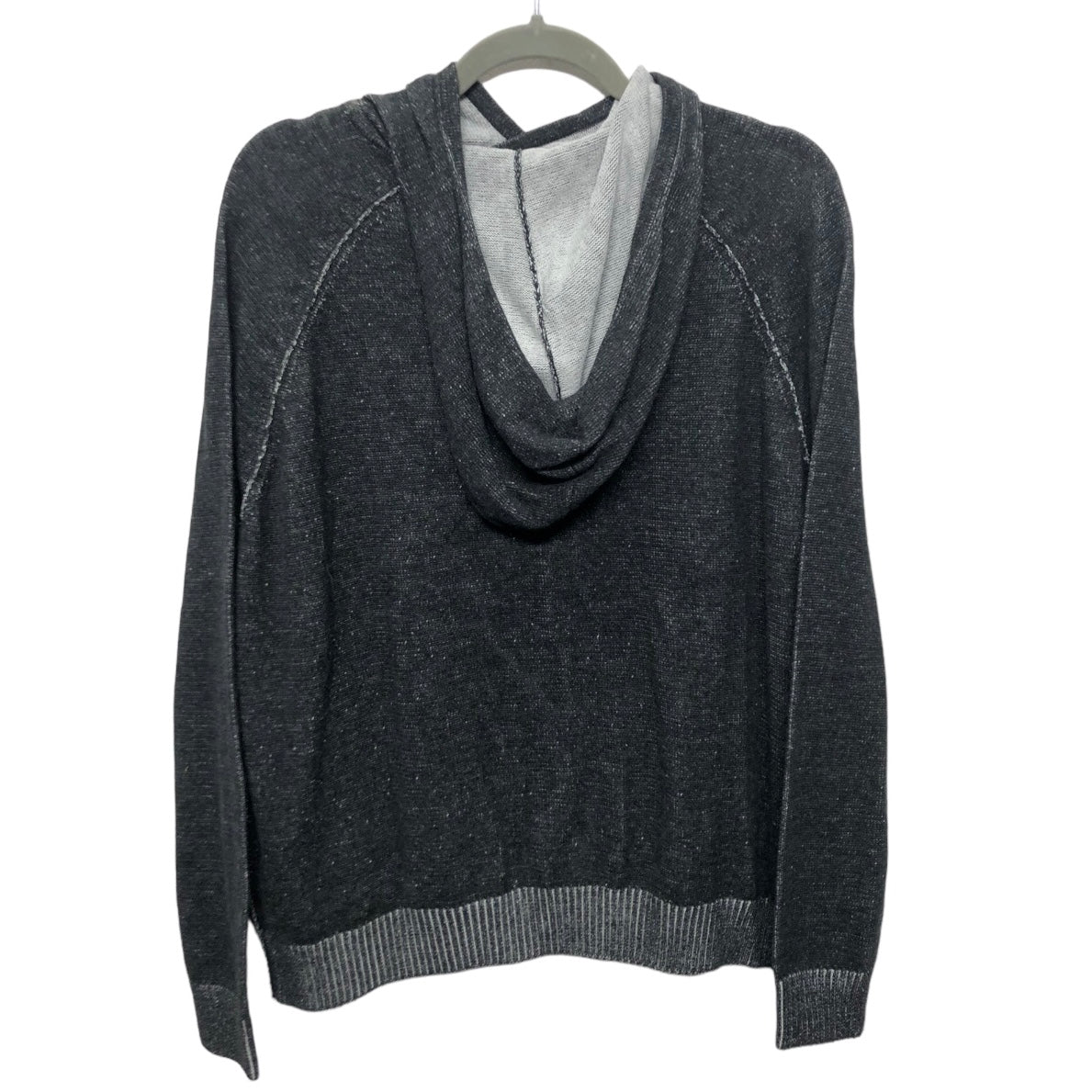 Sweatshirt Hoodie By Eileen Fisher In Grey, Size: S