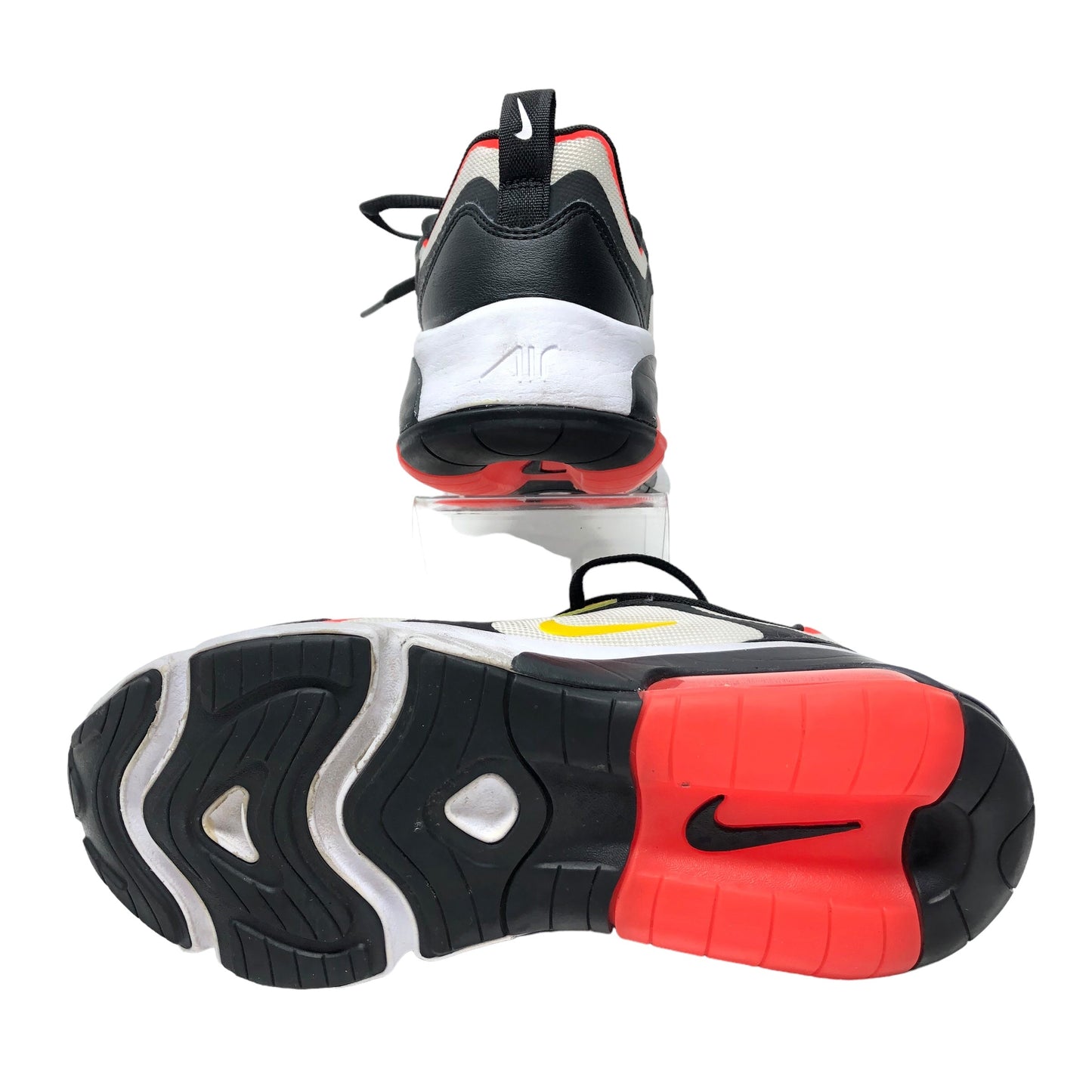 Shoes Sneakers By Nike In Black & Orange, Size: 7