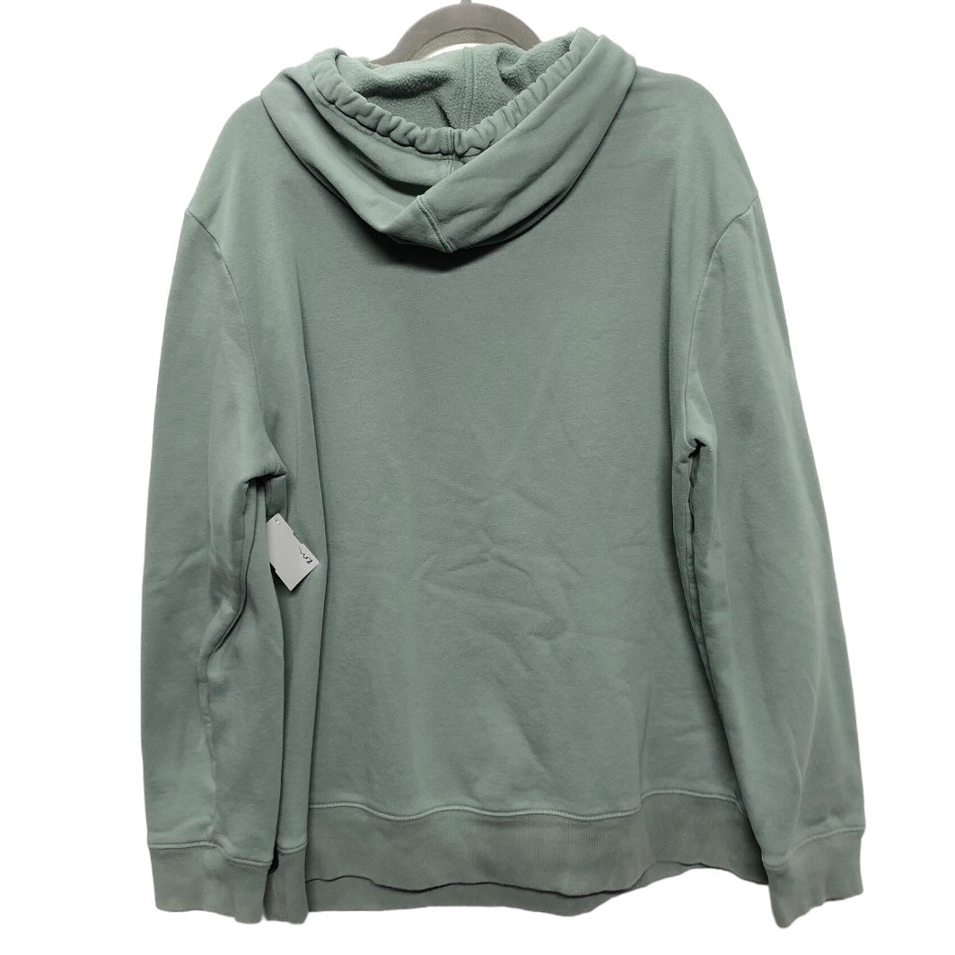 Sweatshirt Hoodie By Gap In Green, Size: L