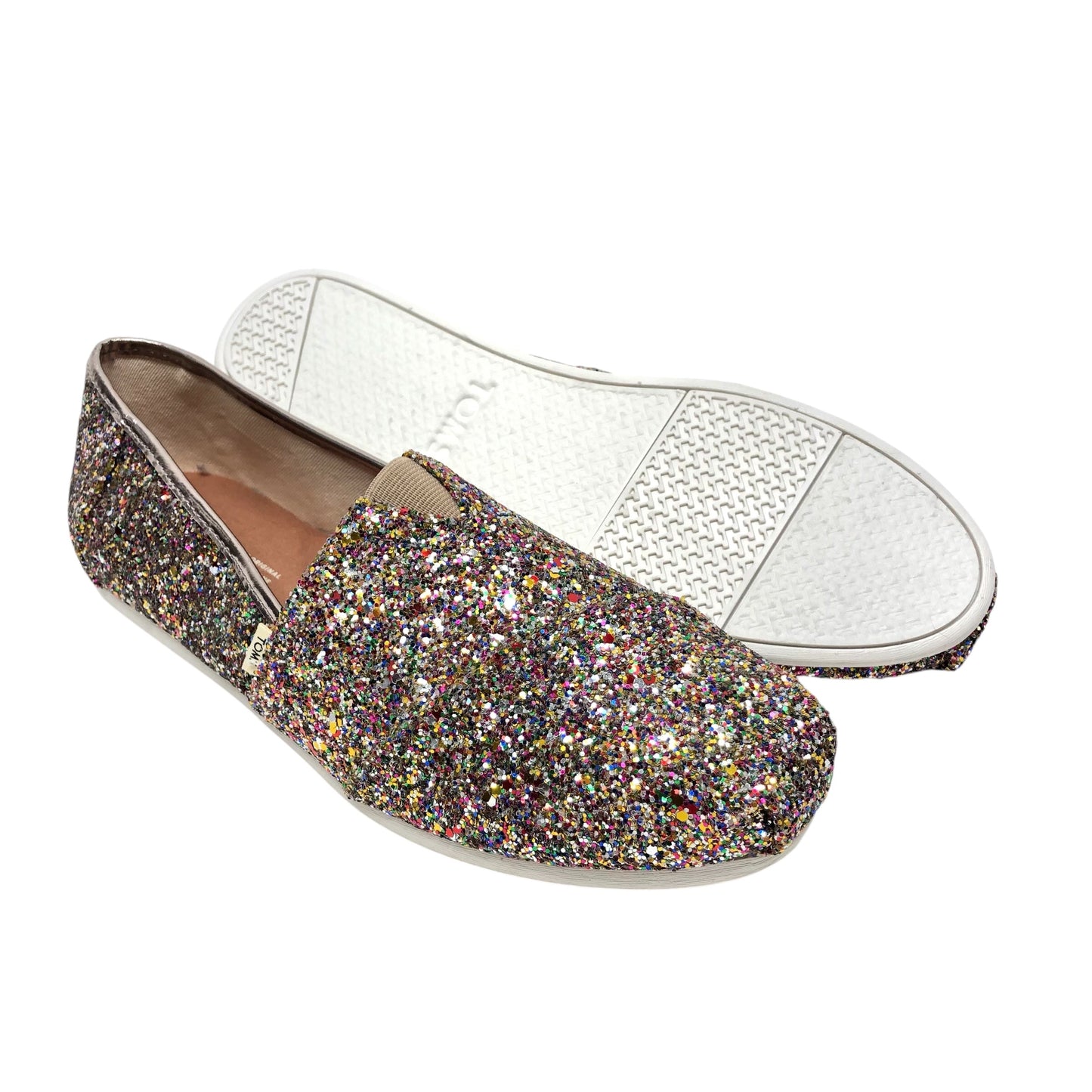 Shoes Flats By Toms In Multi-colored, Size: 10