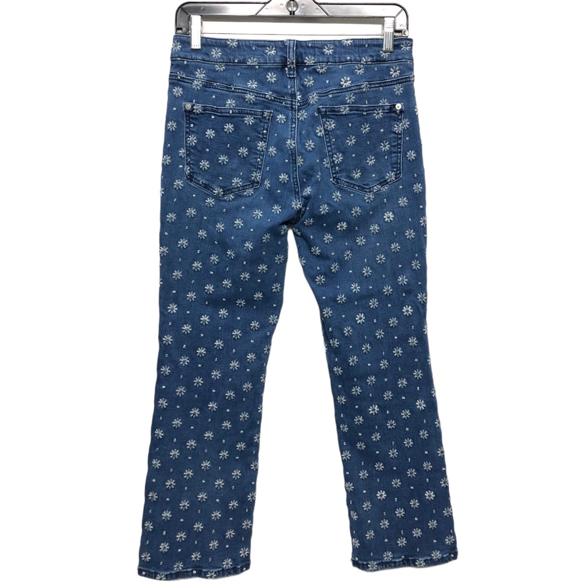 Jeans Skinny By Pilcro In Blue & White, Size: 6