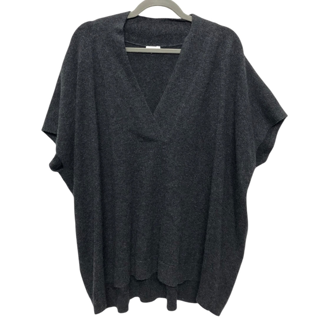 Sweater Short Sleeve By Vince In Grey, Size: S