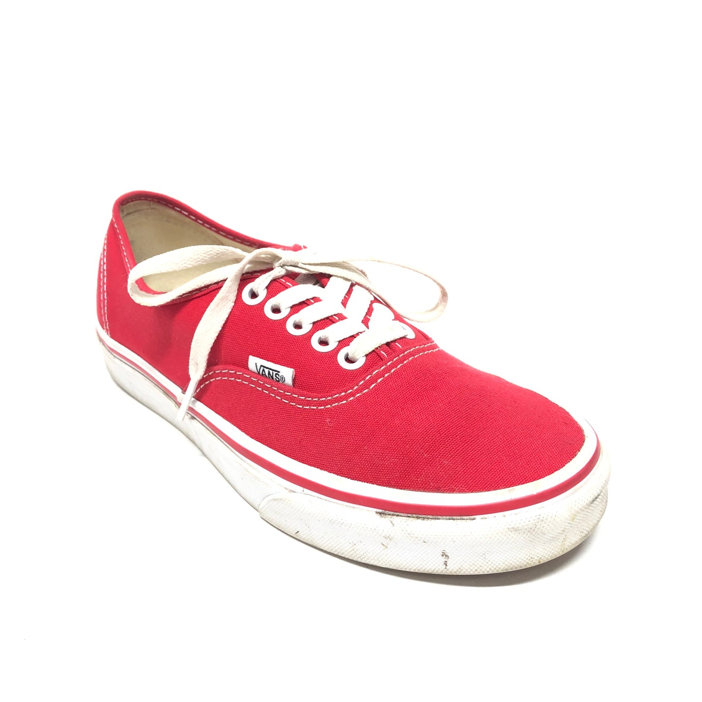 Shoes Sneakers By Vans In Red, Size: 8