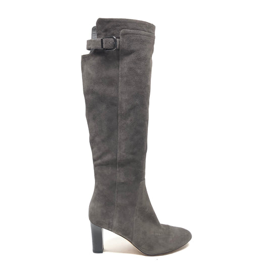 Boots Mid-calf Heels By Via Spiga In Grey, Size: 6.5