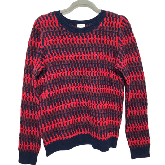 Sweater By J. Crew In Blue & Red, Size: M