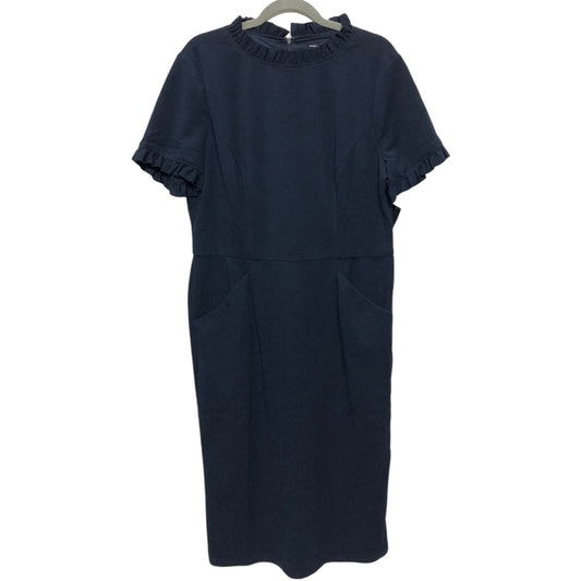 Dress Work By Maggy London In Navy, Size: 16