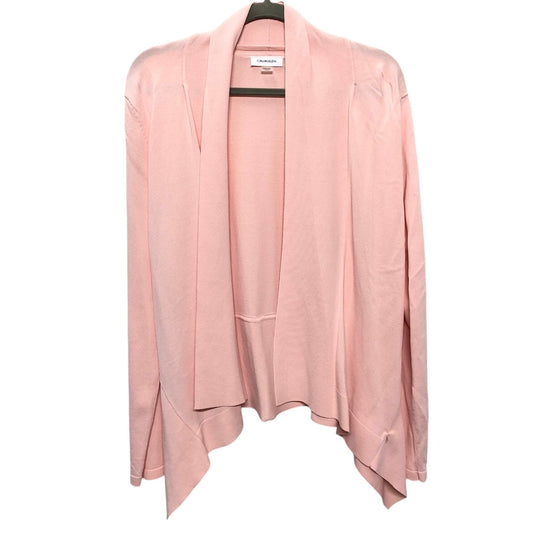 Cardigan By Calvin Klein In Pink, Size: L