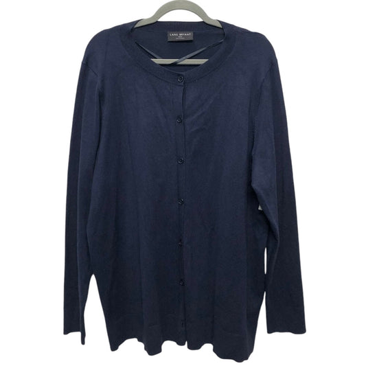 Sweater Cardigan By Lane Bryant In Blue, Size: 20