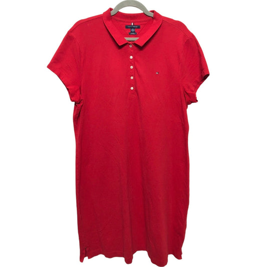 Dress Casual Short By Tommy Hilfiger In Red, Size: Xxl