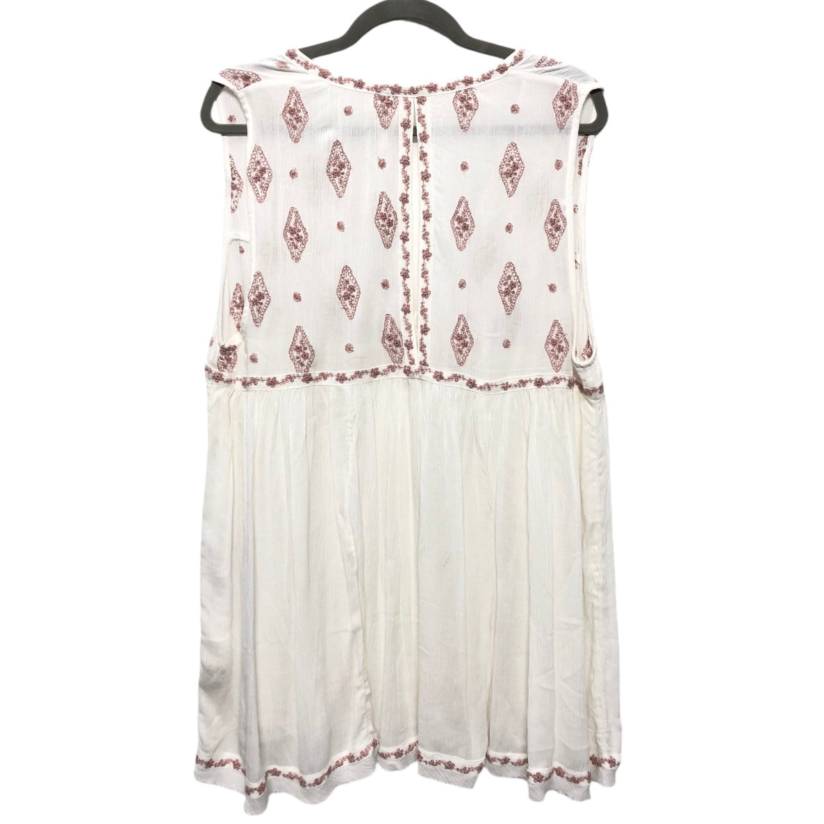 Tunic Sleeveless By Free People In Pink & White, Size: L