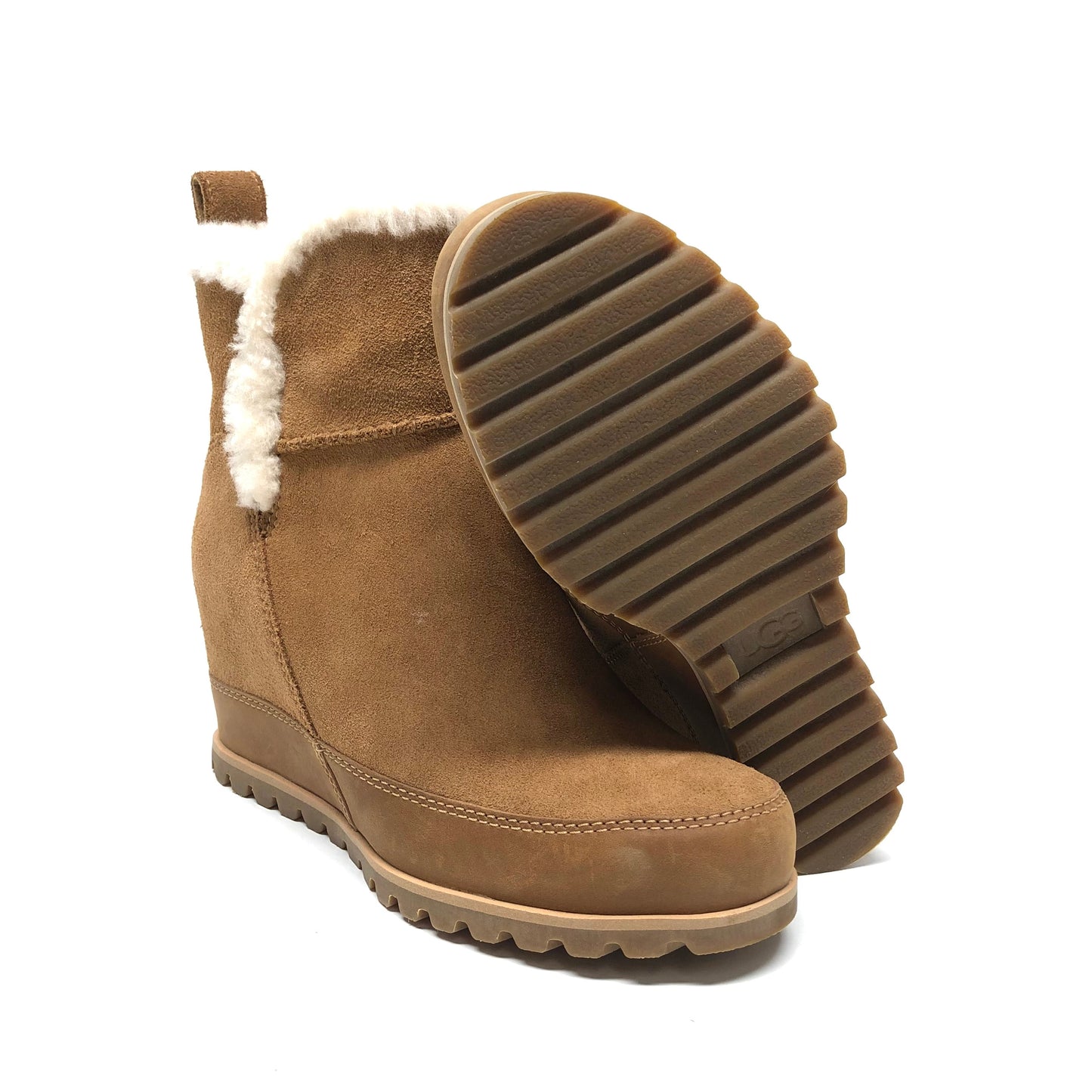 Boots Designer By Ugg In Tan, Size: 8