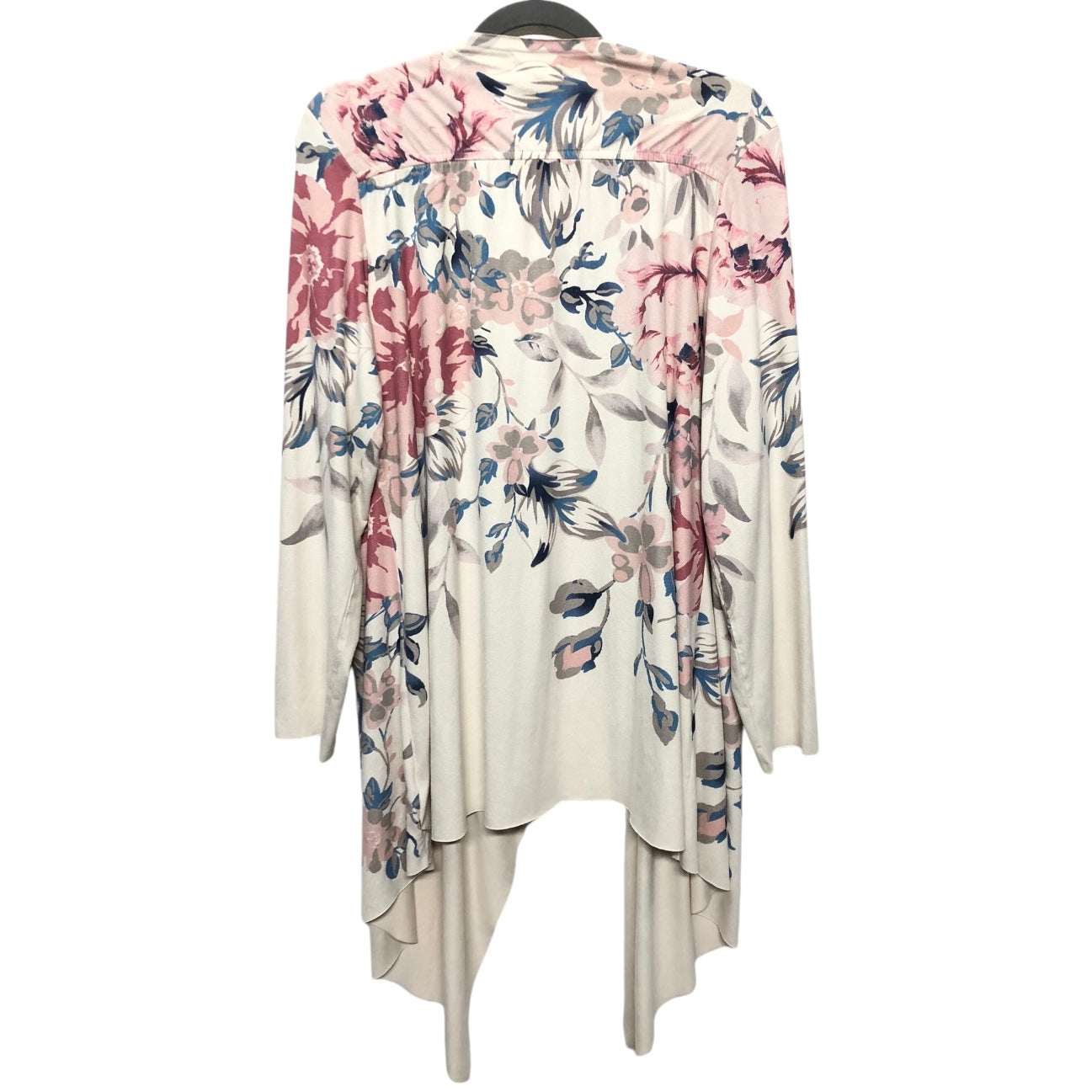 Cardigan By Clothes Mentor In Floral Print, Size: L