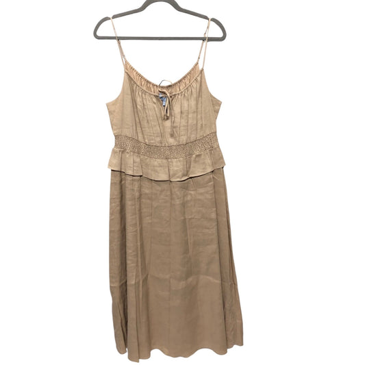 Dress Casual Midi By Antonio Melani In Brown, Size: 12