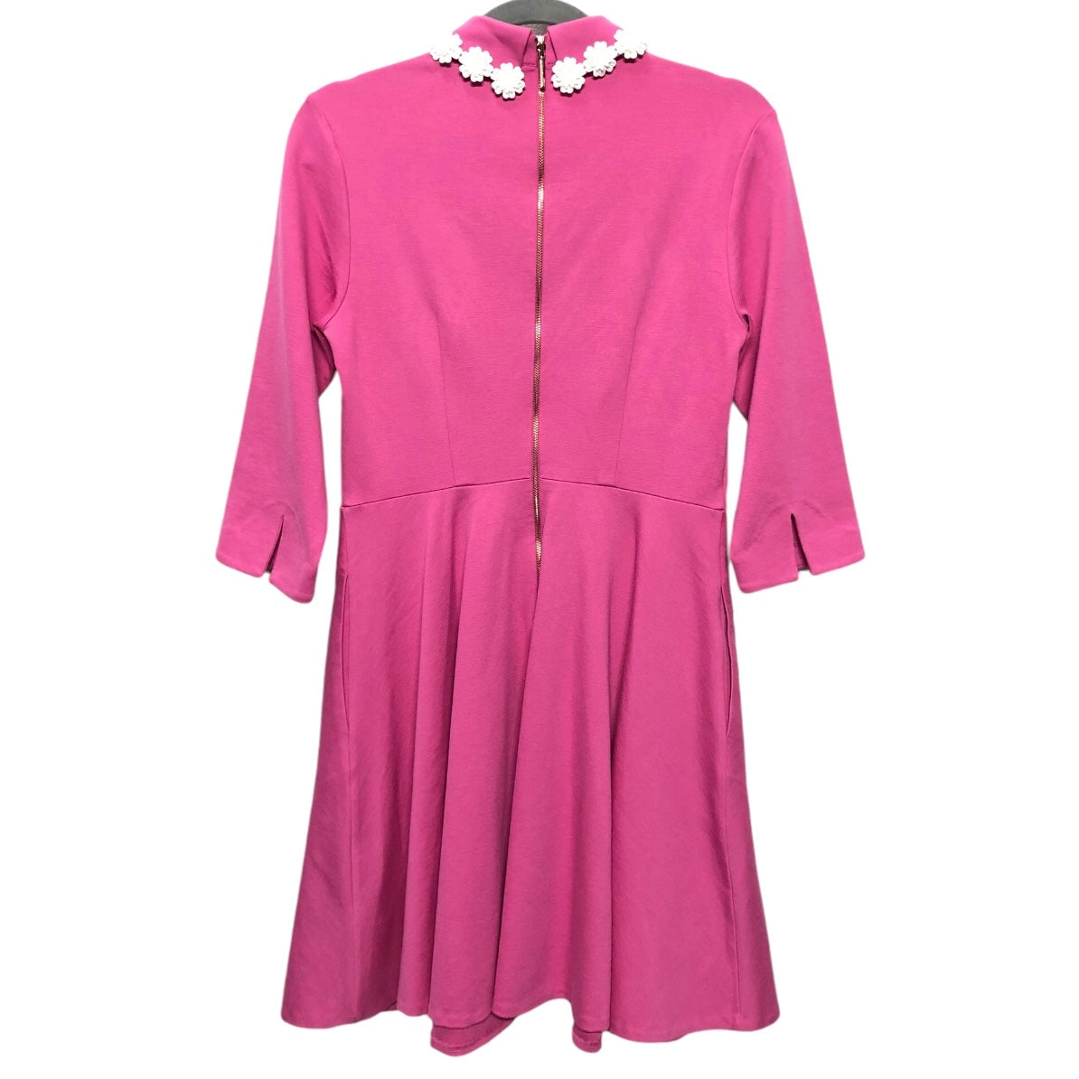 Dress Designer By Kate Spade In Pink & White, Size: S