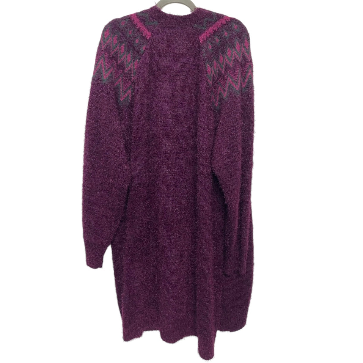 Sweater Cardigan By Lane Bryant In Purple, Size: 24