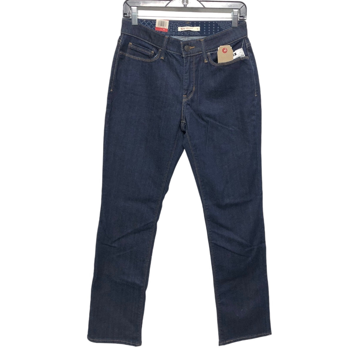 Jeans Straight By Levis In Blue Denim, Size: 6