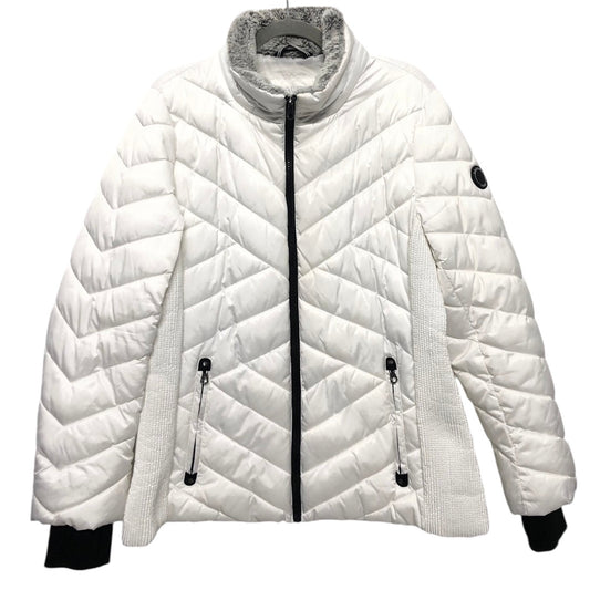 Jacket Puffer & Quilted By Nautica In Black & White, Size: Xl