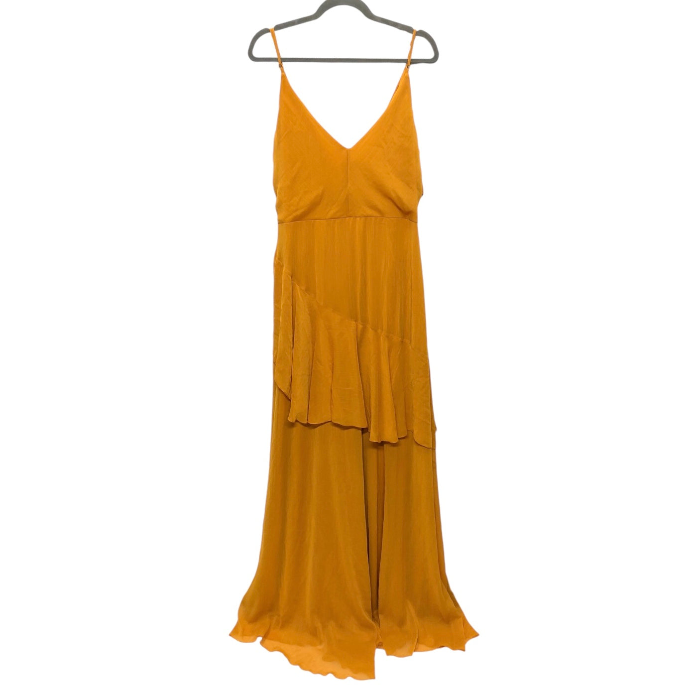 Dress Party Long By Asos In Yellow, Size: 18