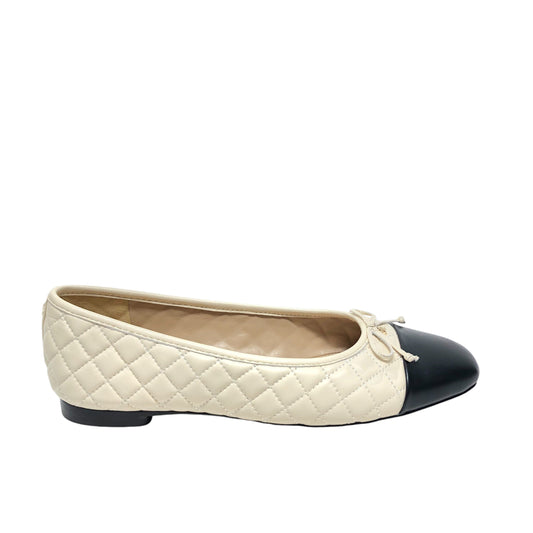 Shoes Flats By Sam Edelman In Black & Cream, Size: 7.5