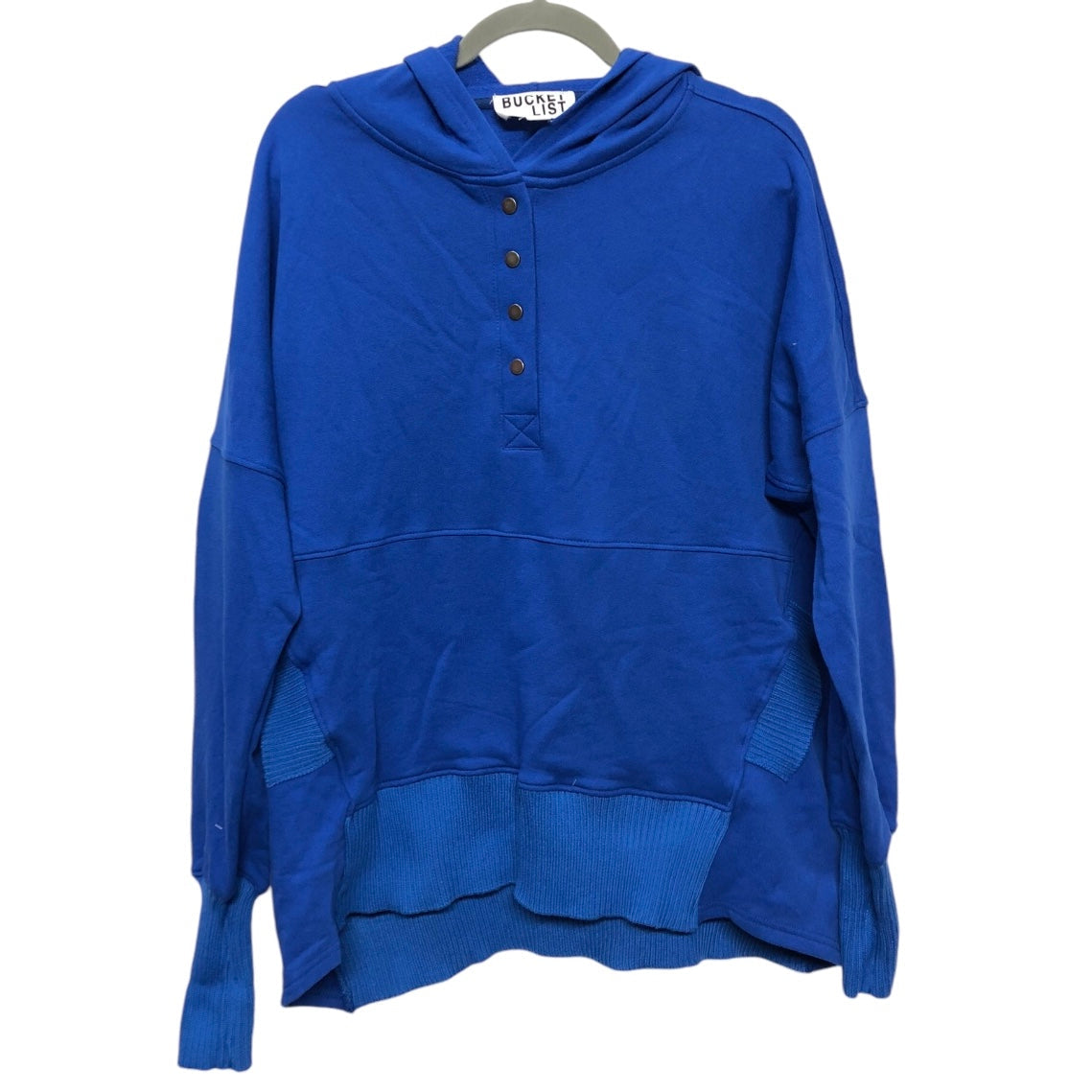 Sweatshirt Hoodie By Clothes Mentor In Blue, Size: M