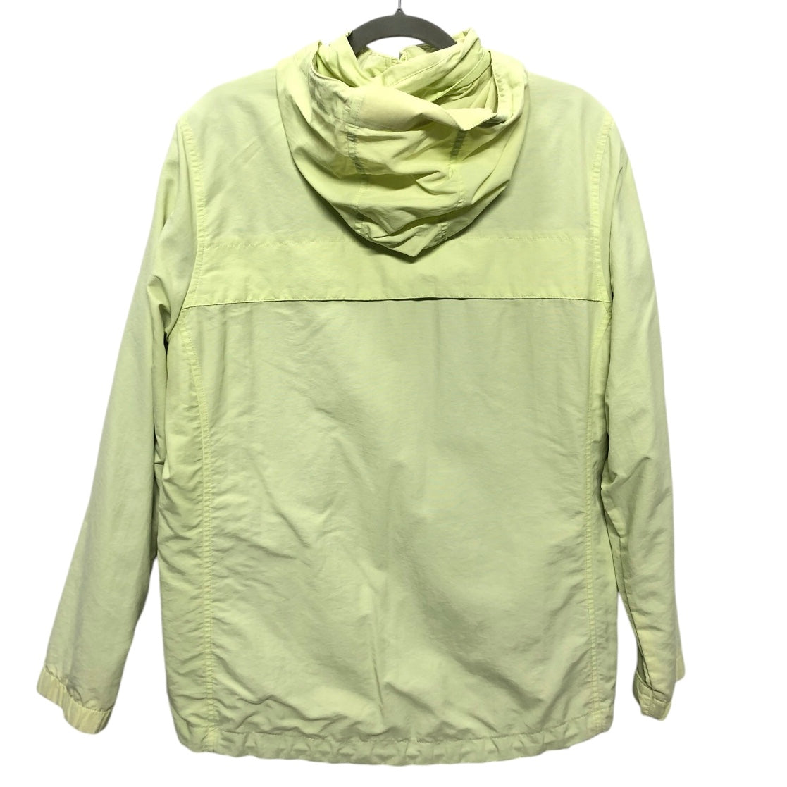 Jacket Windbreaker By Lands End In Yellow, Size: M