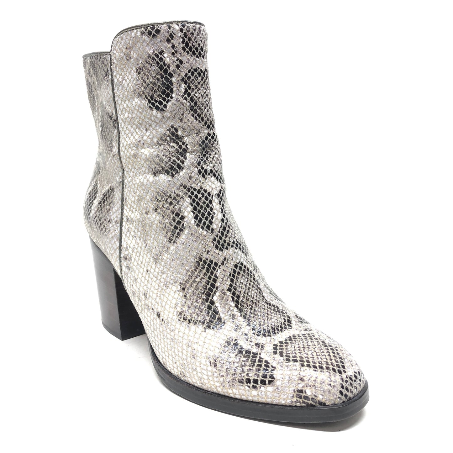 Boots Ankle Heels By Donald Pliner In Snakeskin Print, Size: 6