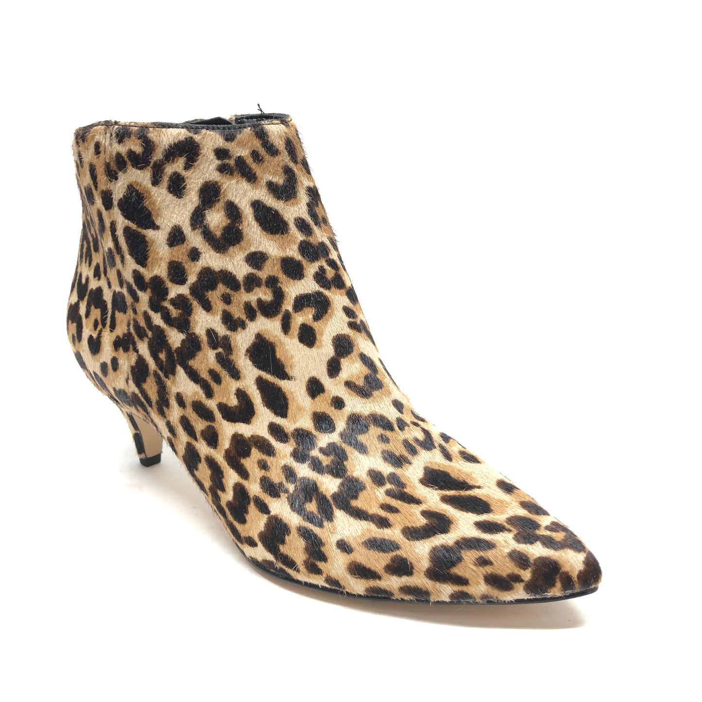 Boots Ankle Heels By Sam Edelman In Animal Print, Size: 6.5