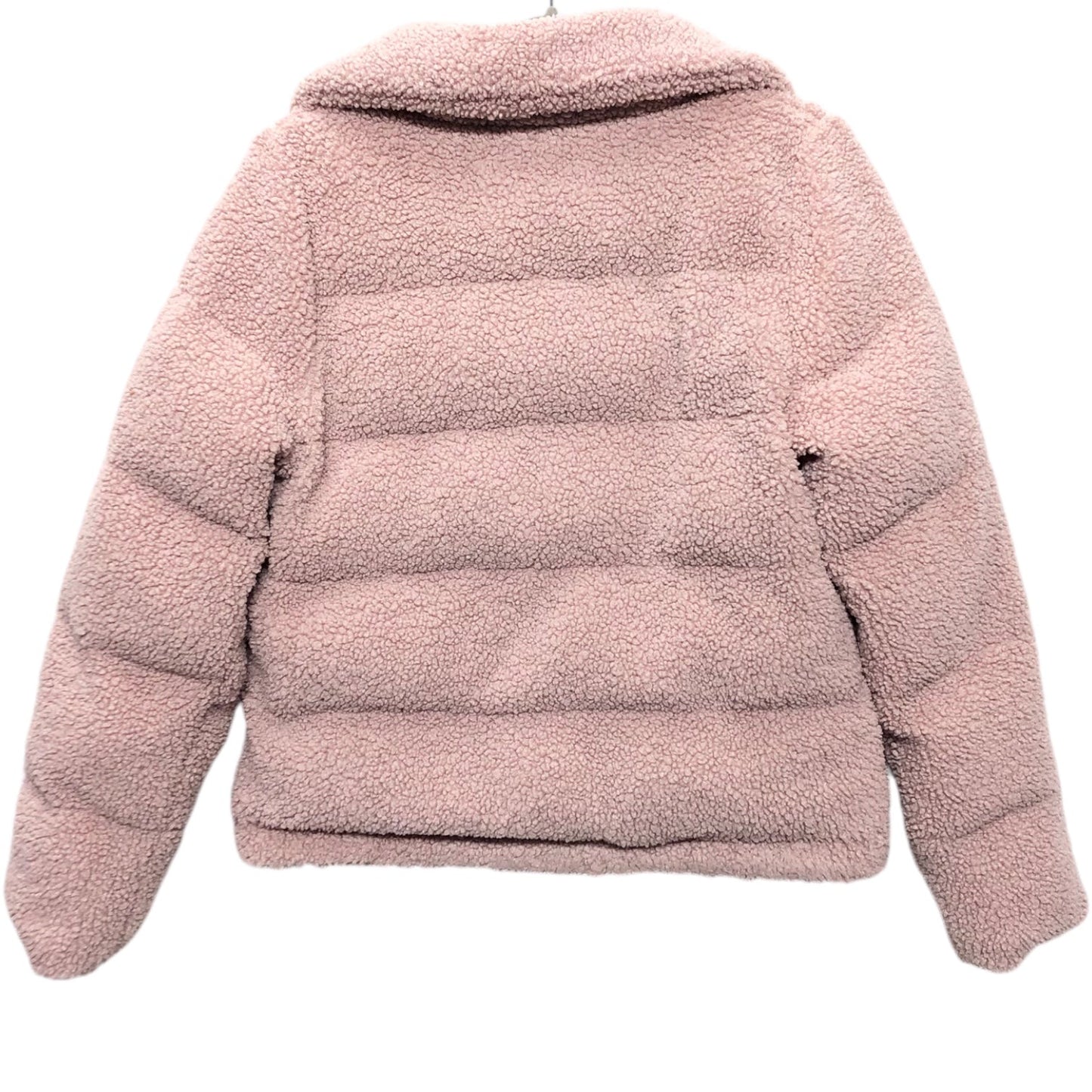 Jacket Faux Fur & Sherpa By Abercrombie And Fitch In Mauve, Size: S