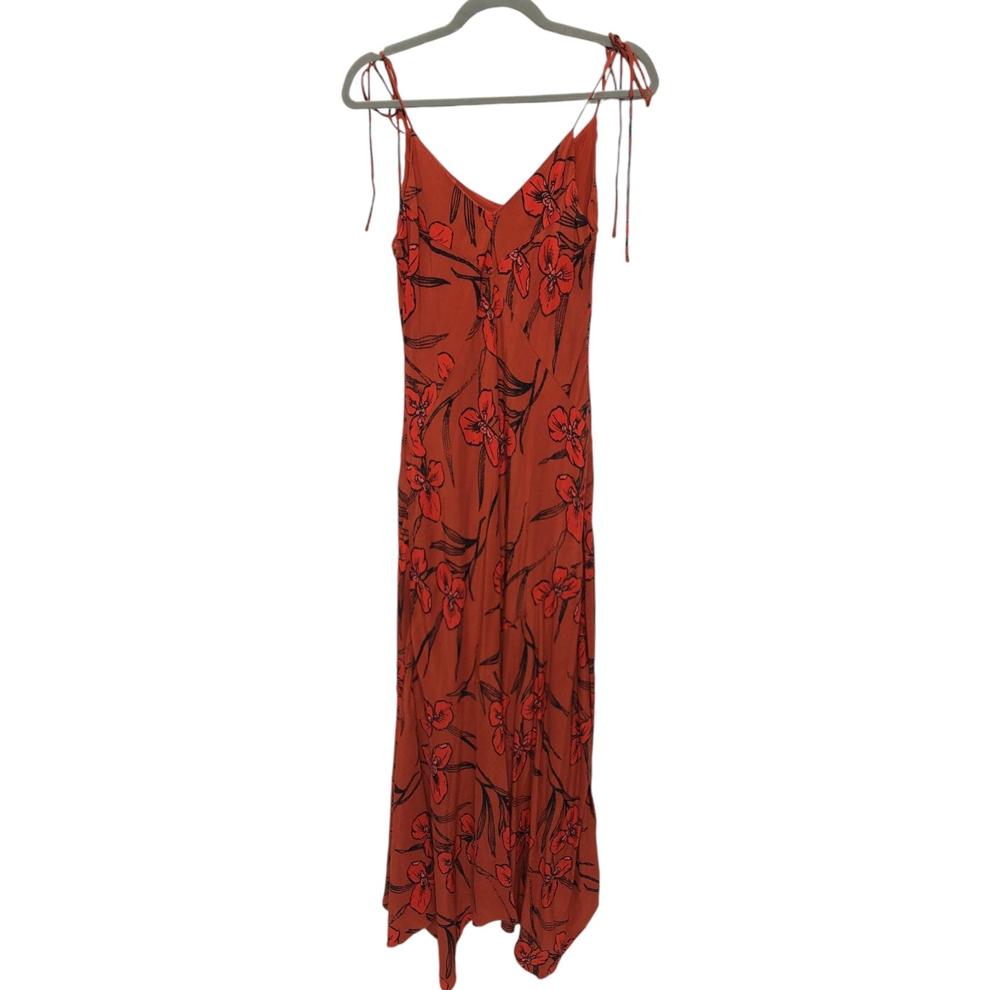 Dress Casual Maxi By Anthropologie In Orange, Size: L